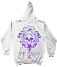 Load image into Gallery viewer, In My Book Villain Era Purple Unisex Fit Zip Hoodie
