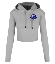 Load image into Gallery viewer, Spirit Of Thunder Women's Cropped Hooded T-shirt