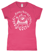 Load image into Gallery viewer, Book Witch Energy Ladies Fitted T-Shirt