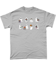 Load image into Gallery viewer, Cute Bookish Ghosts Unisex Fit T-Shirt