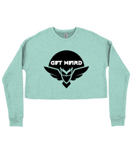 Load image into Gallery viewer, Spirit Of Thunder Get Weird Ladies Cropped Sweatshirt