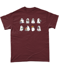 Load image into Gallery viewer, Cute Bookish Ghosts Unisex Fit T-Shirt