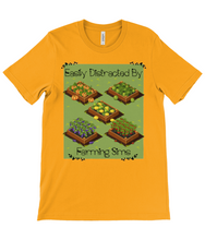 Load image into Gallery viewer, Distracted By Farming Sims Crew Neck T-Shirt