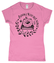 Load image into Gallery viewer, Book Witch Energy Ladies Fitted T-Shirt