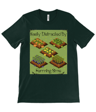 Load image into Gallery viewer, Distracted By Farming Sims Crew Neck T-Shirt