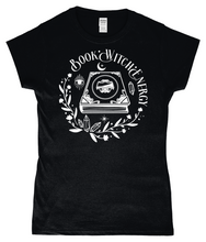 Load image into Gallery viewer, Book Witch Energy Ladies Fitted T-Shirt