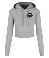 Load image into Gallery viewer, Spirit Of Thunder Women's Cropped Hooded T-shirt