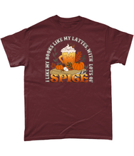 Load image into Gallery viewer, Spicy Latte & Books Unisex Fit T-Shirt