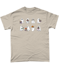 Load image into Gallery viewer, Cute Bookish Ghosts Unisex Fit T-Shirt