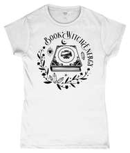Load image into Gallery viewer, Book Witch Energy Ladies Fitted T-Shirt