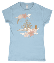 Load image into Gallery viewer, Big Book Energy Ladies Fitted T-Shirt