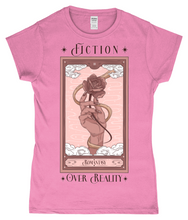Load image into Gallery viewer, Romantasy Tarot Ladies Fitted T-Shirt