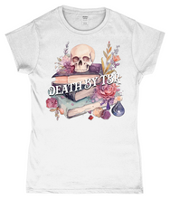 Load image into Gallery viewer, Death By TBR Ladies Fitted T-Shirt