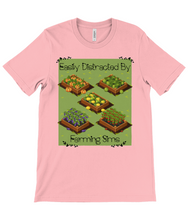 Load image into Gallery viewer, Distracted By Farming Sims Crew Neck T-Shirt