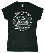 Load image into Gallery viewer, Book Witch Energy Ladies Fitted T-Shirt