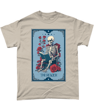 Load image into Gallery viewer, The Reader Tarot Style Unisex Fit T-Shirt