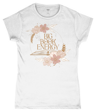 Load image into Gallery viewer, Big Book Energy Ladies Fitted T-Shirt