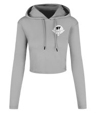 Load image into Gallery viewer, Spirit Of Thunder Women's Cropped Hooded T-shirt