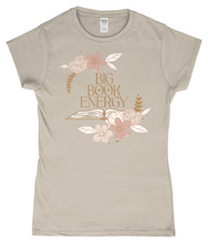 Load image into Gallery viewer, Big Book Energy Ladies Fitted T-Shirt