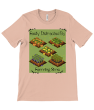 Load image into Gallery viewer, Distracted By Farming Sims Crew Neck T-Shirt