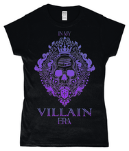 Load image into Gallery viewer, In My Book Villain Era Purple Ladies Fitted T-Shirt