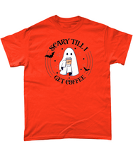 Load image into Gallery viewer, Scary Until I Get Coffee Unisex Fit T-Shirt