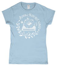 Load image into Gallery viewer, Book Witch Energy Ladies Fitted T-Shirt