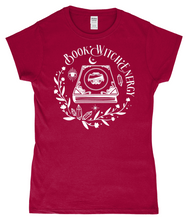 Load image into Gallery viewer, Book Witch Energy Ladies Fitted T-Shirt