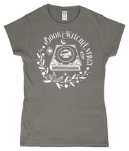 Load image into Gallery viewer, Book Witch Energy Ladies Fitted T-Shirt