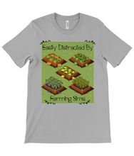 Load image into Gallery viewer, Distracted By Farming Sims Crew Neck T-Shirt