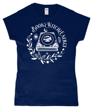 Load image into Gallery viewer, Book Witch Energy Ladies Fitted T-Shirt