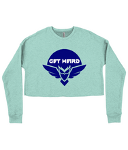 Load image into Gallery viewer, Spirit Of Thunder Get Weird Ladies Cropped Sweatshirt