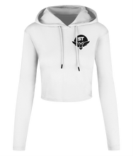 Load image into Gallery viewer, Spirit Of Thunder Women's Cropped Hooded T-shirt