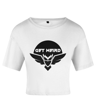 Load image into Gallery viewer, Spirit Of Thunder Get Weird Women's Crop Top