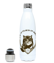 Load image into Gallery viewer, Spirit Of Thunder If It Flies It Dies 500ml Stainless Steel Water Bottle