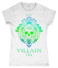 Load image into Gallery viewer, In My Book Villain Era Green Ladies Fitted T-Shirt