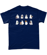 Load image into Gallery viewer, Cute Bookish Ghosts Unisex Fit T-Shirt
