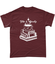 Load image into Gallery viewer, Tea & Books Unisex Fit T-Shirt