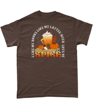 Load image into Gallery viewer, Spicy Latte & Books Unisex Fit T-Shirt