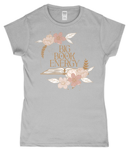 Load image into Gallery viewer, Big Book Energy Ladies Fitted T-Shirt