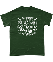 Load image into Gallery viewer, Coffee Icey & Books Spicy Unisex Fit T-Shirt