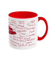 Load image into Gallery viewer, Rage Darling's Throwback Streamathon #1 Two Toned Mug