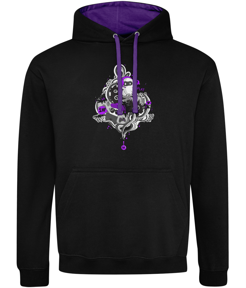 Gaming and Lurking Premium Two-Tone Hoodie
