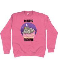 Load image into Gallery viewer, Pixie Cake Face 'Always Snoozin' Sweatshirt
