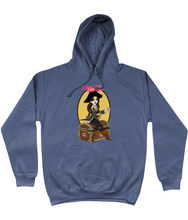 Load image into Gallery viewer, ESP4HIM 'Coffee Hoarding Pirate' College Hoodie