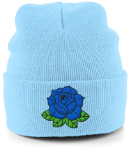 Load image into Gallery viewer, September Rose Cuffed Beanie