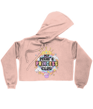 Load image into Gallery viewer, Pixie Cake Face 'Princess Club' Ladies Cropped Hoodie