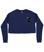 Load image into Gallery viewer, The King D42 Ladies Cropped Sweatshirt