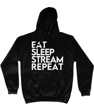 Load image into Gallery viewer, 'Eat Sleep Stream Repeat' College Hoodie