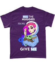 Load image into Gallery viewer, Pixie Cake Face 'All The Nuggies' T-Shirt